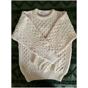 Scottish Wool Fisherman’s Cable Knit Sweater